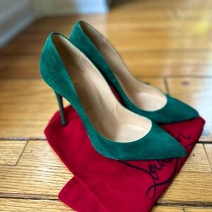 Christian Louboutin Emerald Pigalle Follies
